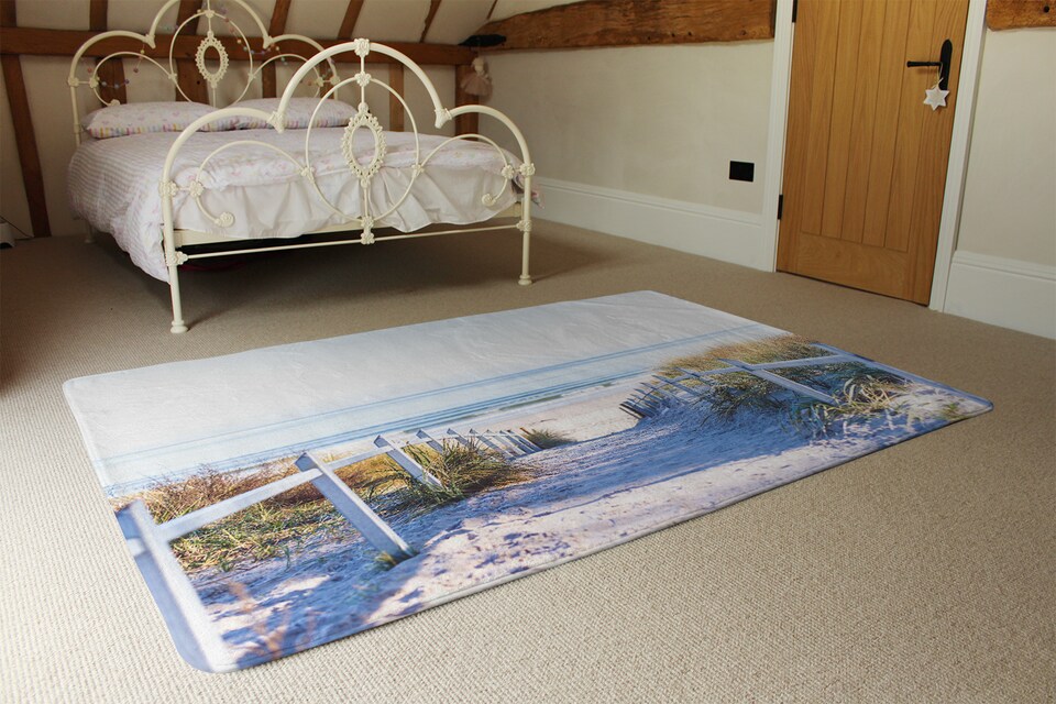 image 1 of Path To The Beach At Baltic Sea Designer Rug | Multi