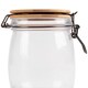 image 3 of Woolf & Baker Glass Storage Jar with Bamboo Lid 700ml