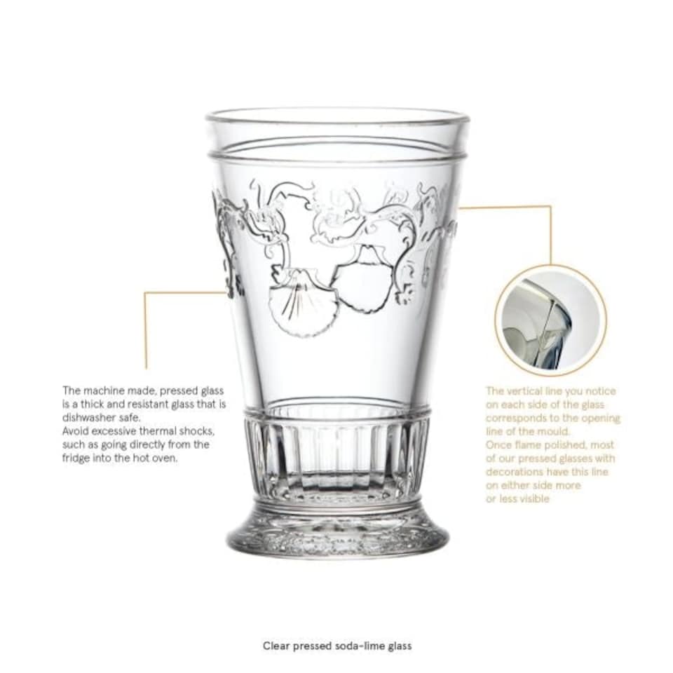 image 1 of Hi Ball: 1 x 33cl La Rochere Versailles Long Drink, Glass Clear