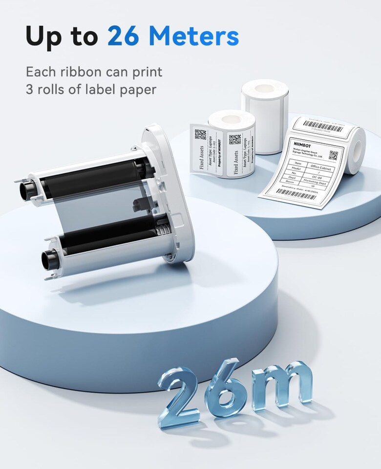 image 1 of NIIMBOT M3 Thermal Transfer Ribbon Cartridge Black