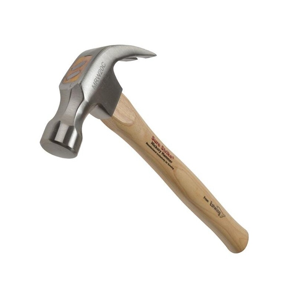 Estwing Emrw20c Surestrike Claw Hammer Curved 560g (20oz) - Multi Colour - One Size