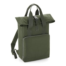 BagBase Twin Handle Roll-Top Backpack - Olive Green - One Size