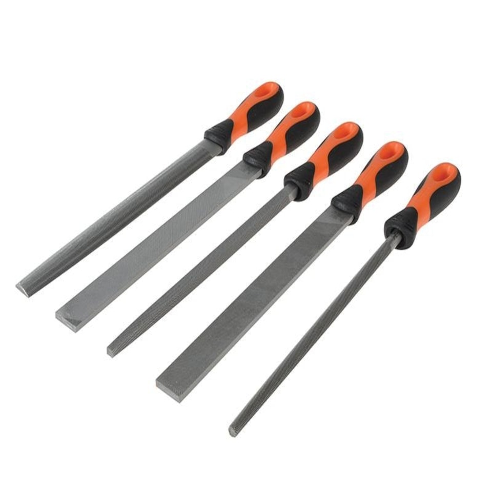 Bahco File Set 5 Piece 1-478-10-1-2 250Mm (10In)