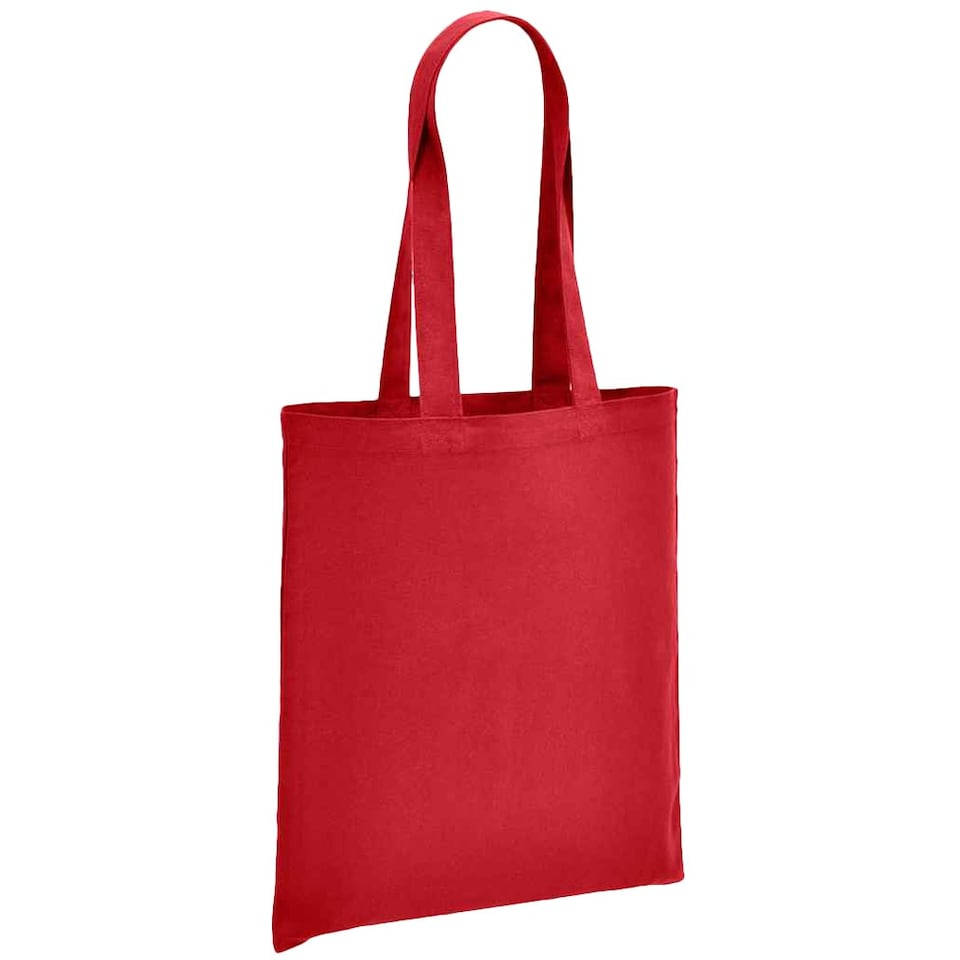 Brand Lab Organic Shopper Bag - Red - One Size Red
