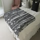 image 4 of Black and white bamboo (Blanket)