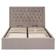 image 5 of Interiors By Premier Elegant Steel Velvet Double Bed, Minimalist Double Bed For Bedroom, Velvet Upholstered Stud Detail Bed