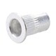 image 4 of M4 4mm Alu Nut Serts Riveting Nuts Rivet Threaded Inserts Blindnut Rivnut 100pc