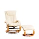 image 3 of Modena Swivel Recliner with Massage and Heat Cream