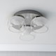 image 2 of ValueLights Alissa Polished Chrome IP44 3 Way Clear Glass Integrated LED Ceiling Light