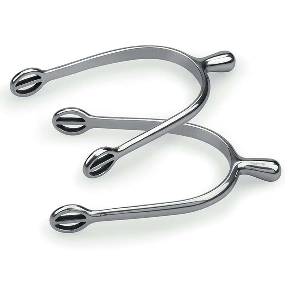 Shires Mens Ball End Spurs - Silver - One Size