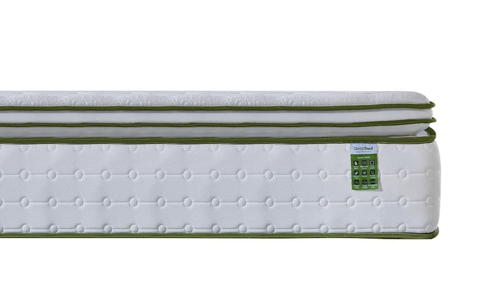 image 1 of SleepSoul Space 4000 Pocket Orthopaedic Gel Mattress Superking | White | Super King | 1