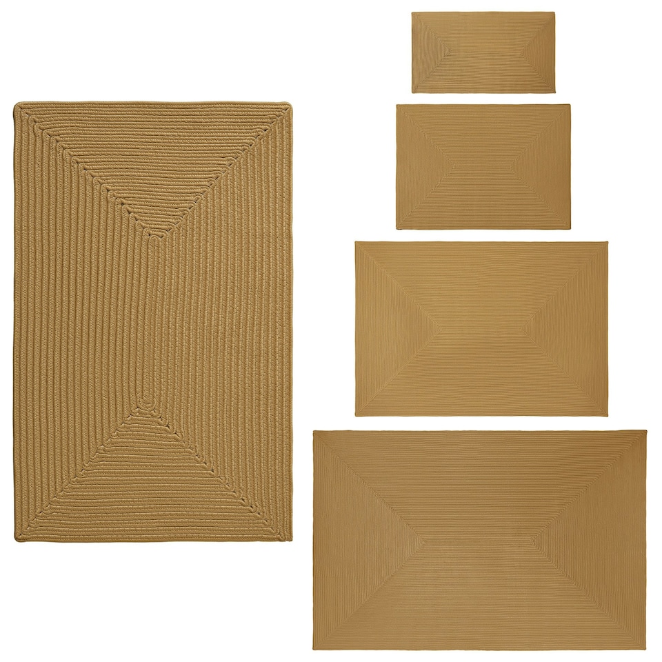 image 1 of Rug Raya - jute look, boho style, for indoor and outdoor, durable, easy-care | Brown | brown | 1