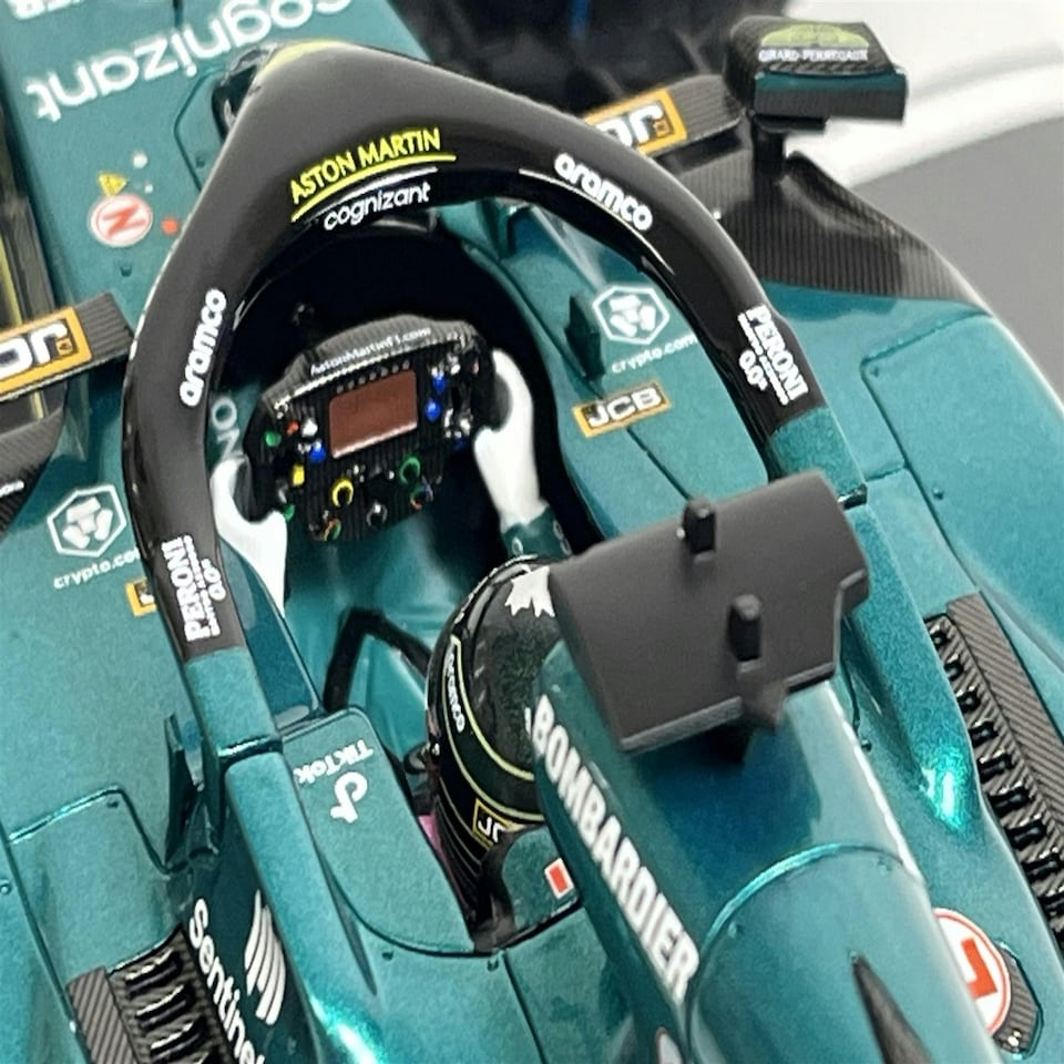 image 1 of Lance Stroll Aston Martin Aramco Cognizant Formula One Team AMR22 Monaco GP 2022 1:18 Minichamps 117220118