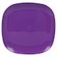 image 3 of 6x Plastic Dinner Plates | Purple | 1