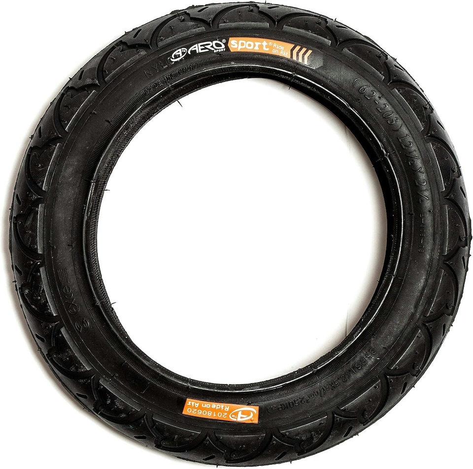 image 1 of Aero Sport Set x 2 ALL WEATHER PRAM 12.5" x 2.25" Tyre 62-203
