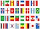 image 1 of Multi Nation Polyester Party Bunting 6m with 32 Flags Football buntings