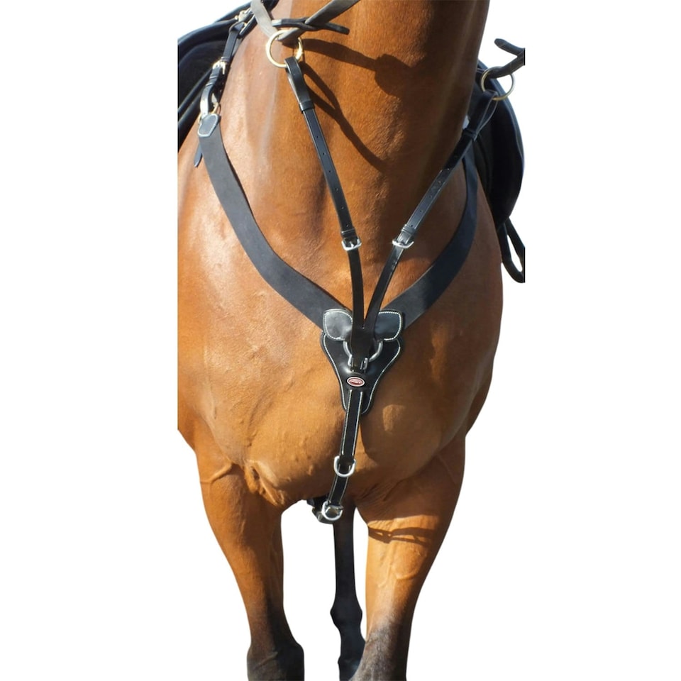 Whitaker Eastwood Elasticated Horse Breastplate - Black - Pony