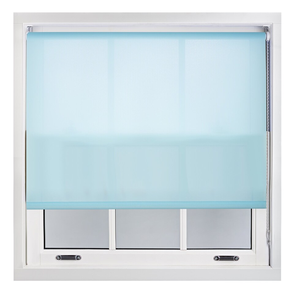 image 1 of 120cm Wide Daylight Roller Blind 165cm Drop | Blue | Duck Egg Blue