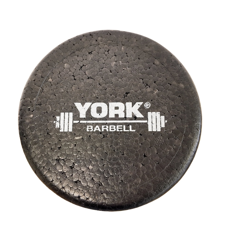 image 1 of York Barbell Massage Roller — High-Density Foam, 30 cm | Multi | 30 cm (11.8 inches) in length x 10 cm (3.9 inches) in diameter