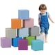 image 1 of HOMCOM 12 PCs Soft Play Blocks Soft Foam Toy Blue