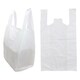 image 2 of 500 x White 10 x 15 x 18" Plastic Vest Style Shopping Groceries Carrier Bags White
