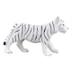 image 4 of MOJO Wildlife & Woodland White Tiger Cub Standing Toy Figure, Black/White (387014)