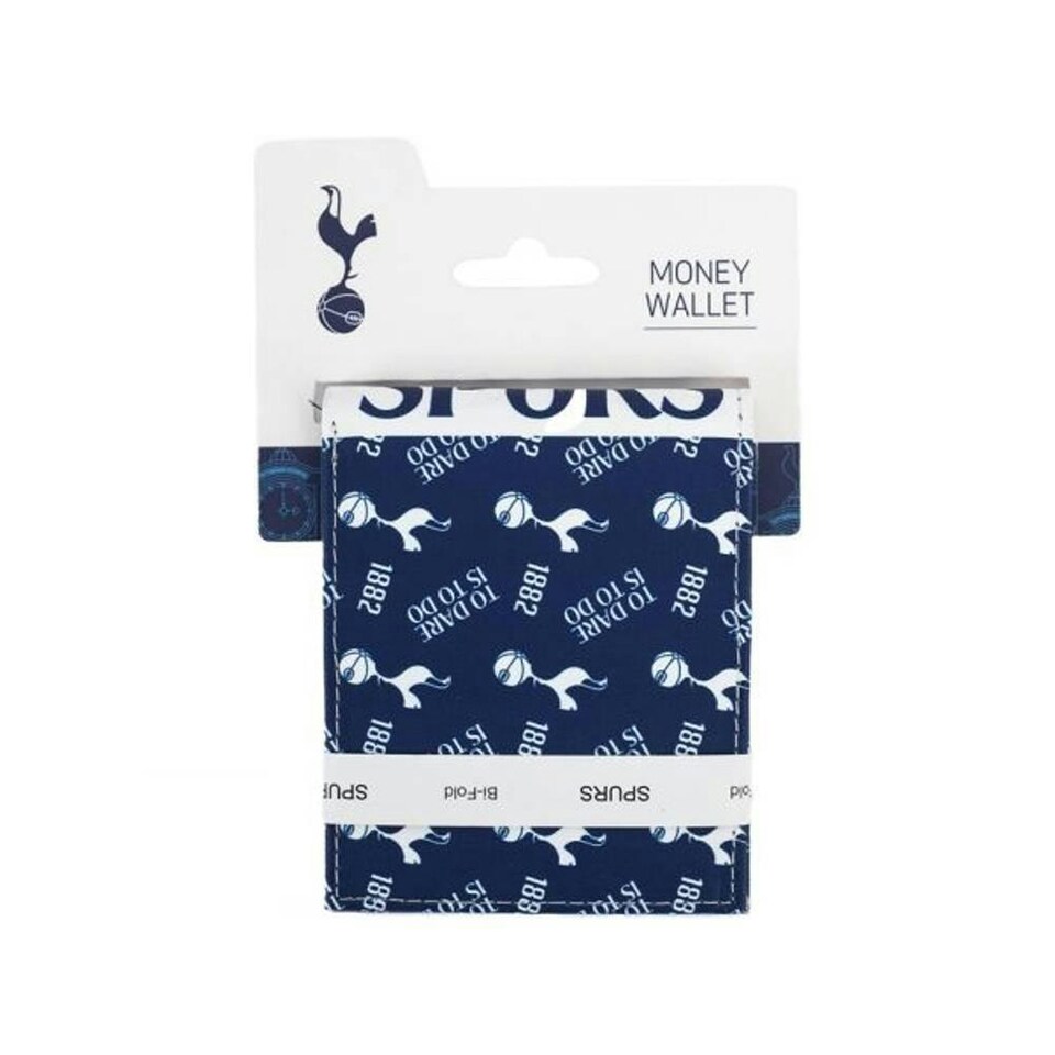 image 1 of Tottenham Hotspur FC Crest Bi-Fold Wallet - Blue/White - One Size
