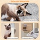 image 5 of Yaheetech 135.5 cm Cat Activity Tower Play Center Light Grey
