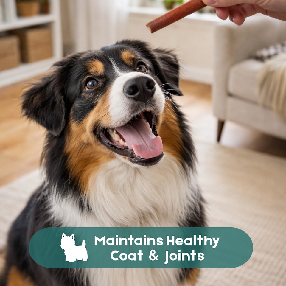 image 1 of Pack of Meat Stick Dog Treats Chicken Duck Beef Lamb Puppy Pet Dental Chew Snack