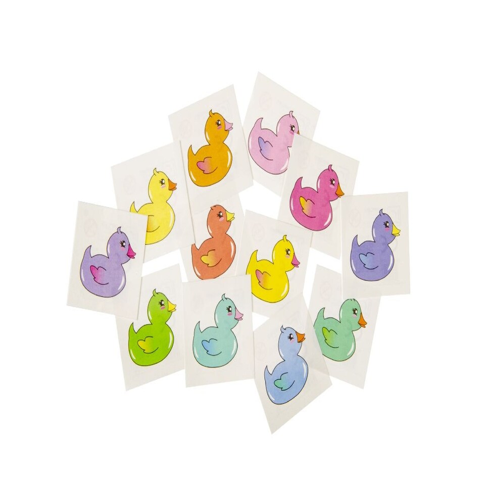 image 1 of 144 Pieces Duckies Tattoos
