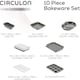 image 4 of Circulon Momentum Non Stick Bakeware Set - Grey