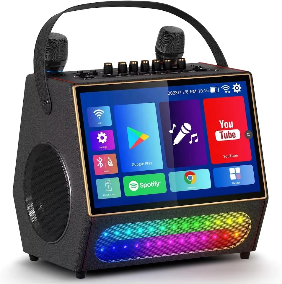 image 1 of Mr Entertainer Maestro Touchscreen Karaoke Machine