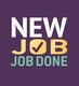 image 1 of Gold Foil New Job Congratulations Card