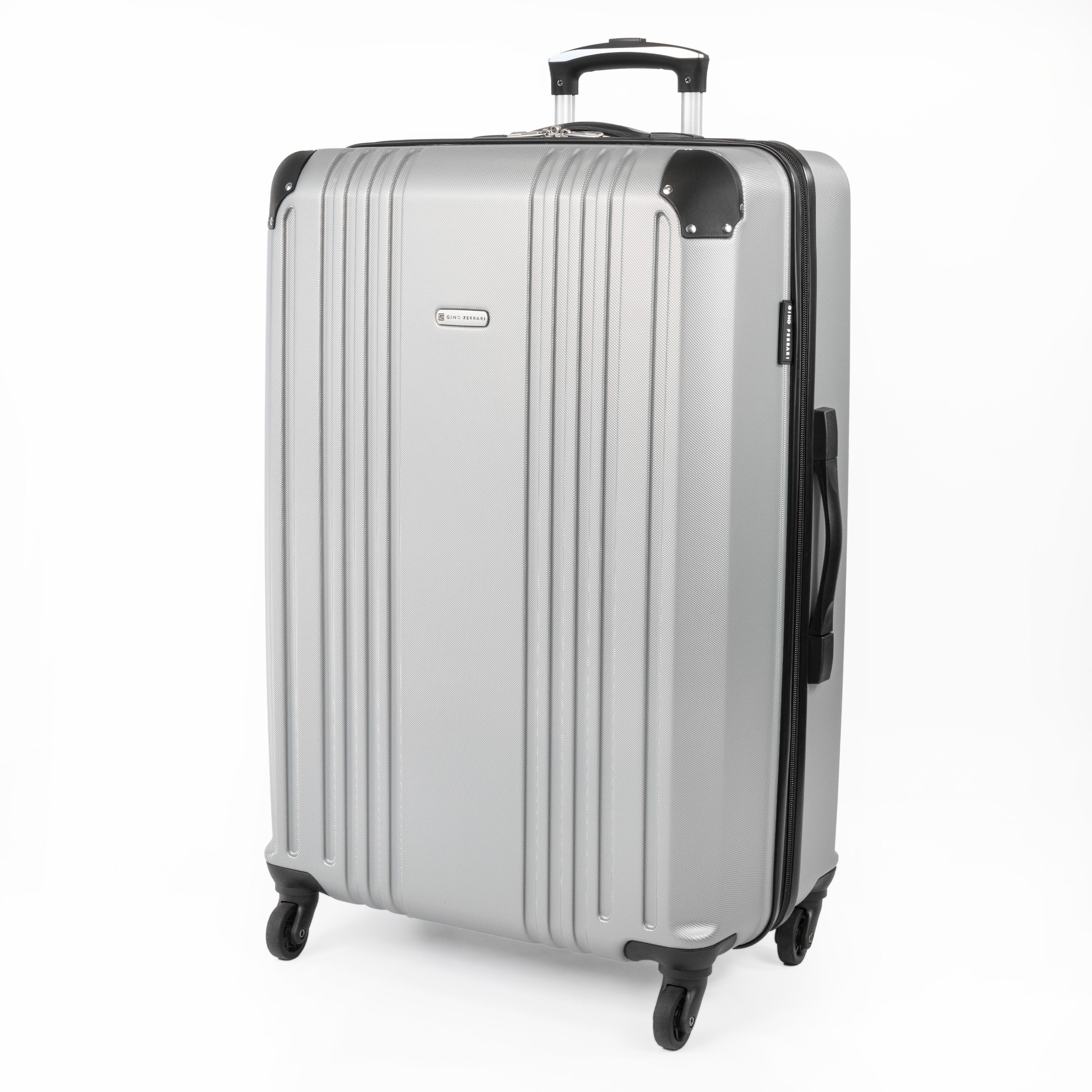 Gino Ferrari Volar Large Suitcase Business Travel Luggage - Grey