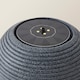 image 5 of ValueLights Round Ribbed Solar Power Outdoor Cascading Water Fountain | Grey
