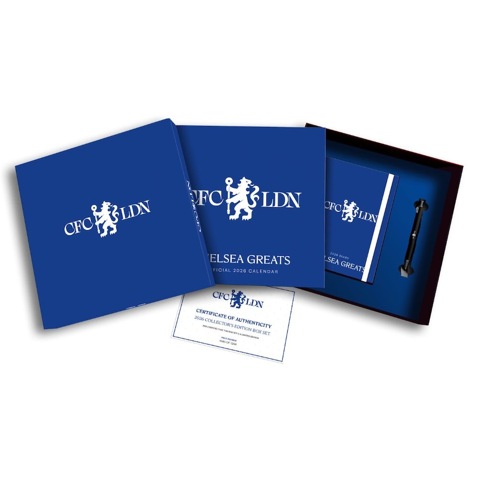 CHELSEA FC 2026 CALENDAR & DIARY MUSICAL GIFT BOX