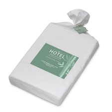 BHS Hotel Collection Bamboo King Duvet Cover, White White | White