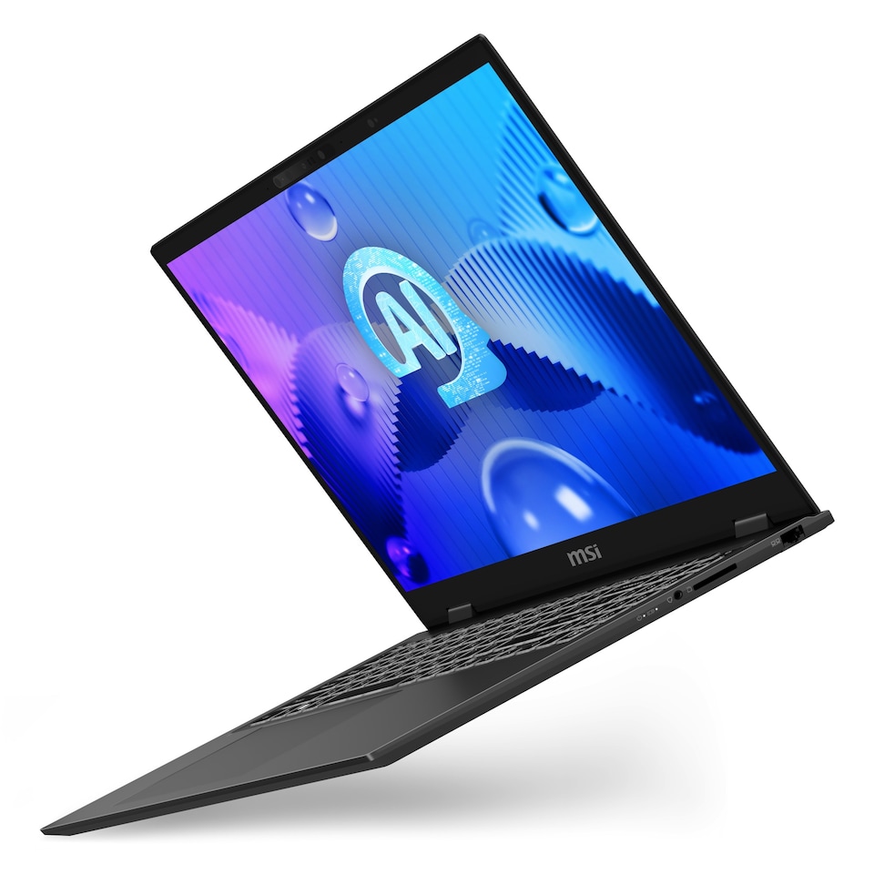 image 1 of MSI Prestige 16 AI Studio B1VFG-034UK Intel Ultra 7 155H Laptop 16" QHD+ 32GB RAM 1TB SSD GeForce RTX 4060 Windows 11 Home - Advanced Grey