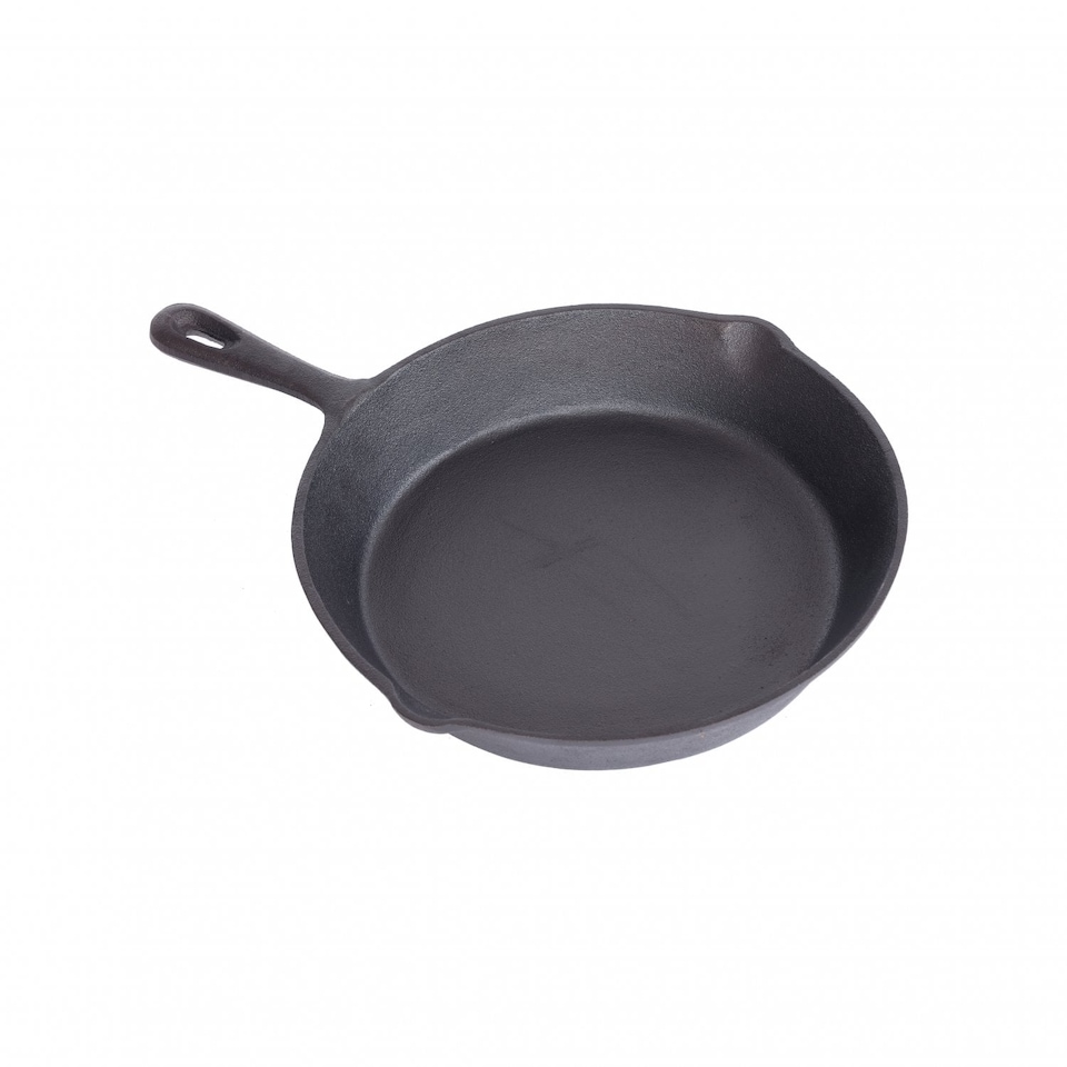 image 1 of Set of 3 Cast Iron Non Stick Skillet Frying Cooking Pans