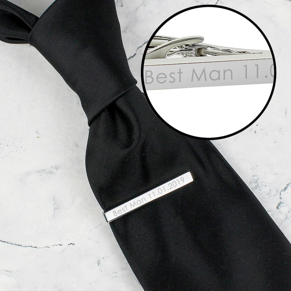 image 1 of Personalised Tie Clip