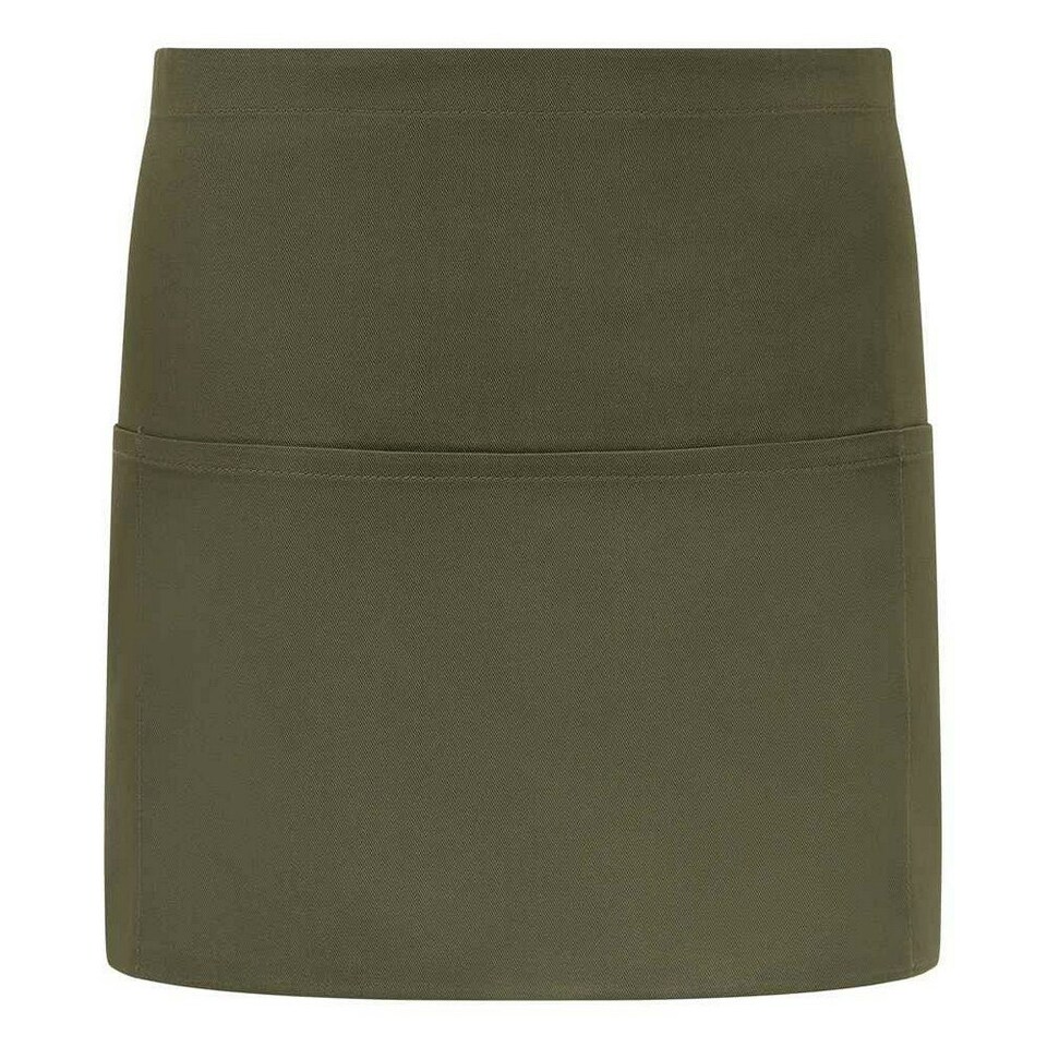 image 1 of Brand Lab Unisex Adult Short Apron - Olive Green - One Size