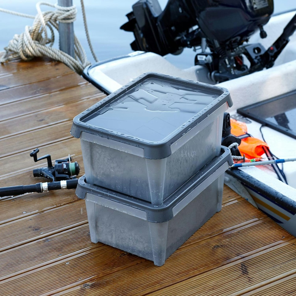 image 1 of 3pk SmartStore Waterproof All Purpose Dry Storage Box, Dry 31 - 33L