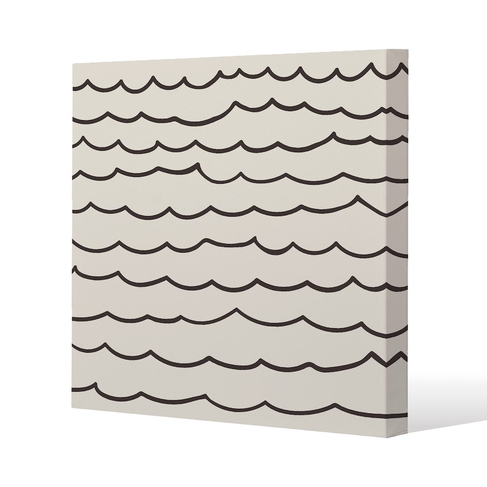 Wave Lines (Canvas Print) / 127 x 127 x 4cm | Multi