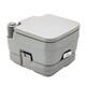 image 9 of HOMCOM 10L Portable Travel Toilet Outdoor Camping with 2 Detachable Tanks Grey