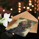 image 4 of Sci Fi Villain Lair Castle Surreal Fantasy Art Birthday Greeting Card