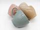 image 4 of Ceramic Coffee Mugs 4pc Set 15oz Large Tea Cups Assorted Colours Scrolled Handle