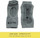 image 4 of Ubung Grey Yoga CAL173 Non Slip Open Toe Socks Packs of 12 Size 4-9 UK Size