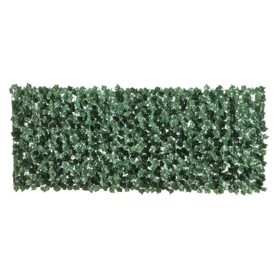 image 1 of Outsunny Artificial Leaf Hedge Privacy Screen Roll Garden Fence Panel 1m x 2.4m