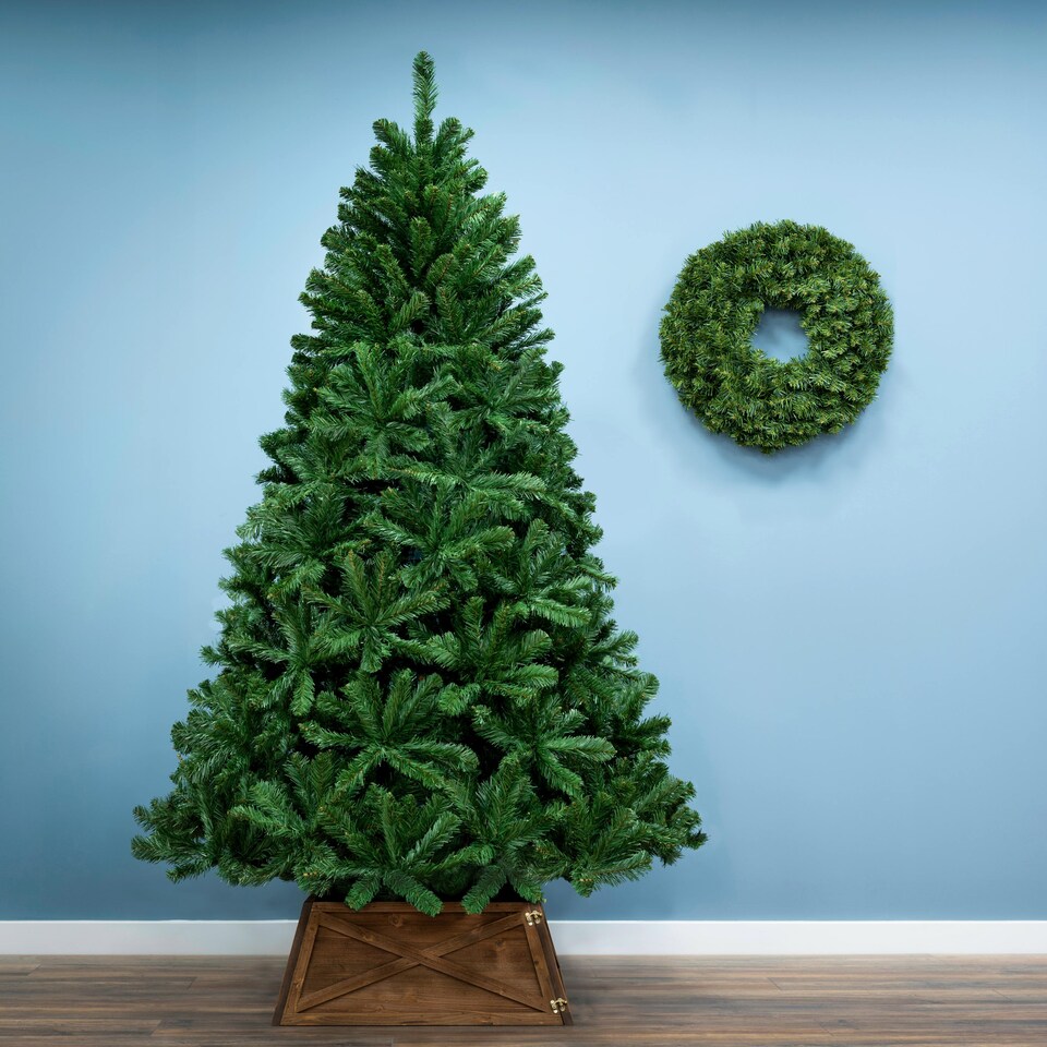 image 1 of Christmas Tree World  7ft/210cm Arbor Vitae Fir Tree - Hook On Branches