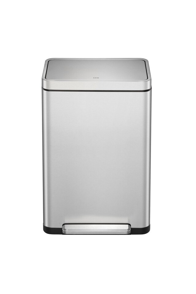 image 1 of X Cube Pedal Bin 45L | Silver | Stainless Steel | 45L